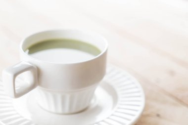 hot matcha latte
