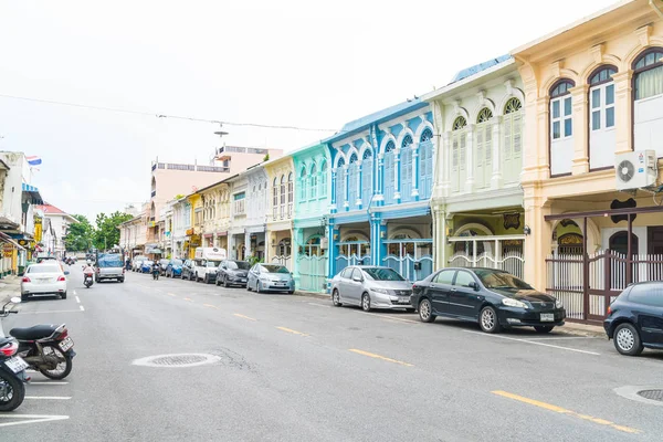 Phuket, Tayland -Ekim 30, 2016, Phuket town, Tayland: Phuket ol