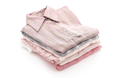 giyim üzerine beyaz yığınları 