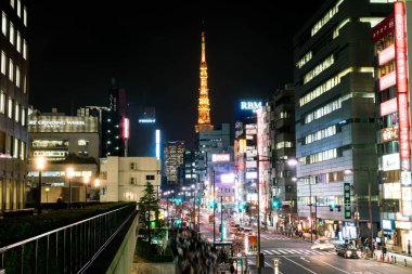 Tokyo, Japonya - Kasım 15: 35 milyondan fazla kişi ile Tokyo