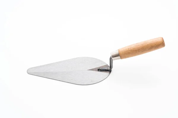 Trowel a argamassa em branco — Fotografia de Stock