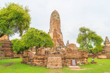 Güzel eski mimari tarihi Ayutthaya Tayland