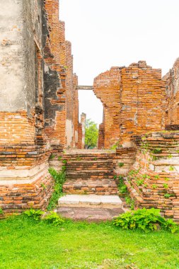 Güzel eski mimari tarihi Ayutthaya Tayland