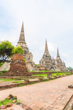 Güzel eski mimari tarihi Ayutthaya Tayland