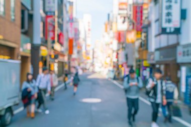 Shinjuku Tokyo City, soyut bulanıklık