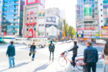 Shinjuku Tokyo City, soyut bulanıklık