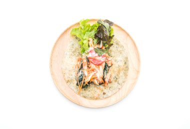 tavuk ve ıspanak salatası rulo sarma