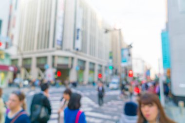 Shinjuku Tokyo City, soyut bulanıklık