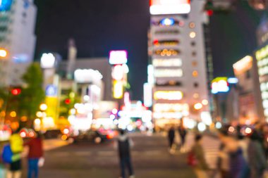 kalabalık insanlar Osaka street Market bulanıklık 
