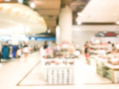 Güzel lüks alışveriş merkezi bulanıklık ve Dükkanı ret