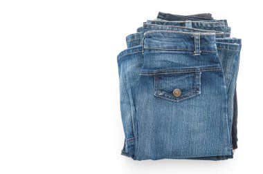 giyim üzerine beyaz yığınları