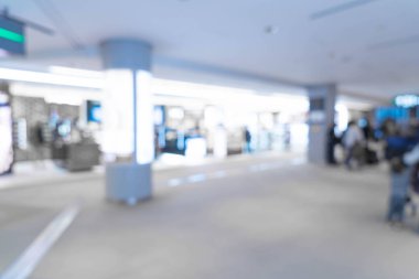 Havaalanında soyut bulanıklık 