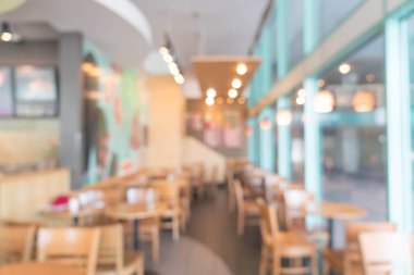 Soyut bulanıklık kahve dükkanı 