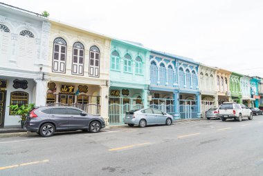 Phuket, Tayland -Ekim 30, 2016, Phuket town, Tayland: Phuket ol