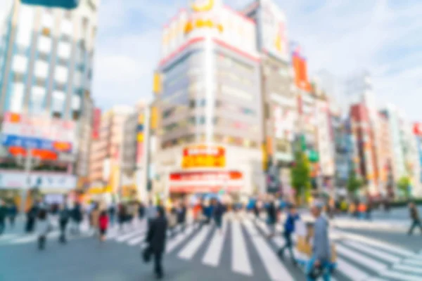 Abstract blur at Shinjuku in Tokyo City — Stock Photo, Image