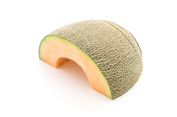 Meloen meloen op wit — Stockfoto