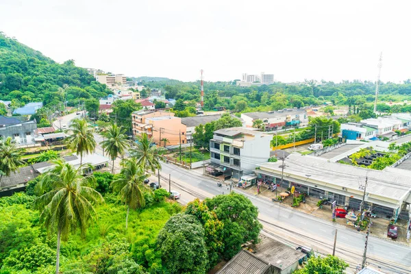 Vista do telhado na cidade de Phuket — Fotografia de Stock