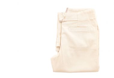 Beyaz kahverengi pantolon