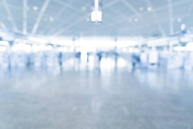 Havaalanında soyut bulanıklık 