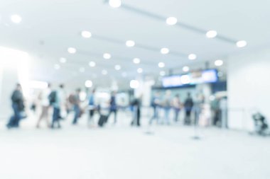 Havaalanında soyut bulanıklık 