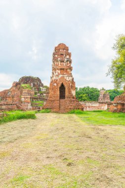 Güzel eski mimari tarihi Ayutthaya Tayland