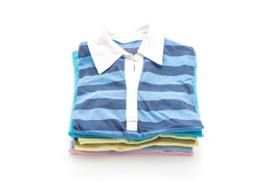 giyim üzerine beyaz yığınları 