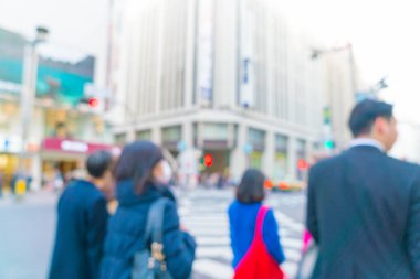 Shinjuku Tokyo City, soyut bulanıklık