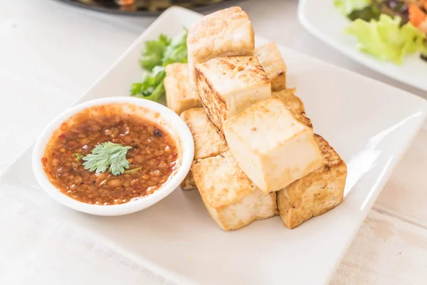 Tofu frit - aliments sains — Photo