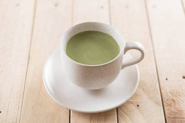hot matcha latte
