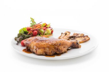 Izgaralar biftek teriyaki soslu tavuk