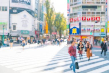 Shinjuku Tokyo City, soyut bulanıklık