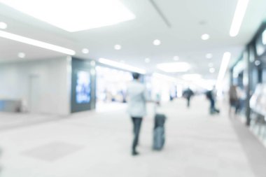 Havaalanında soyut bulanıklık 