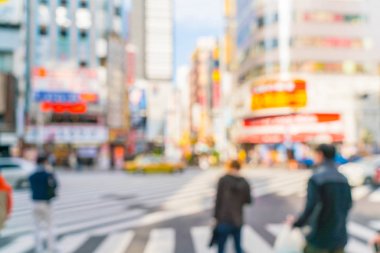 Shinjuku Tokyo City, soyut bulanıklık