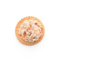 ton balıklı salata kraker ile