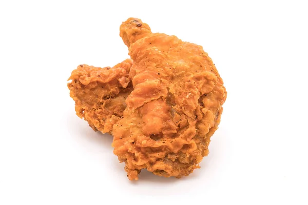 Smażony kurczak na białym tle — Zdjęcie stockowe