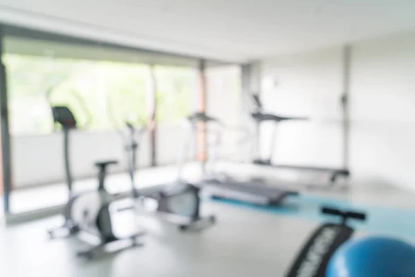 Abstrato borrão fitness ginásio quarto interior fundo — Fotografia de Stock
