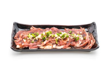 taze domuz soslu dilimlenmiş