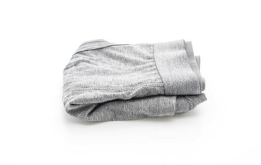 Beyaz arka plan üzerinde erkek iç giyim