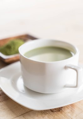 hot matcha latte