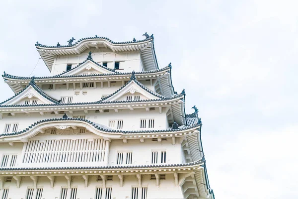 Castello Himeji nella prefettura di Hyogo, Giappone, patrimonio mondiale dell'UNESCO — Foto Stock