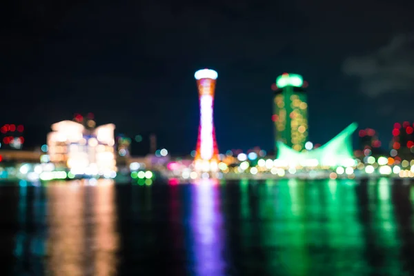 Abstract blur Port of Kobe Tower at Hyogo in Japan — Stock Photo, Image