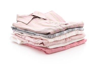 giyim üzerine beyaz yığınları 