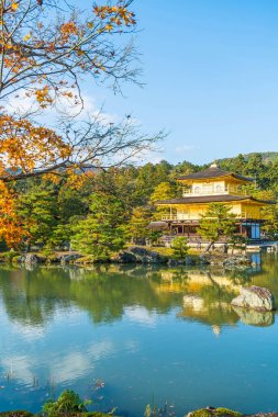 Beautiful Architecture at Kinkakuji Temple (The Golden Pavilion) clipart