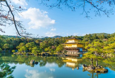 Kinkakuji Tapınağı (altın köşk güzel mimari)
