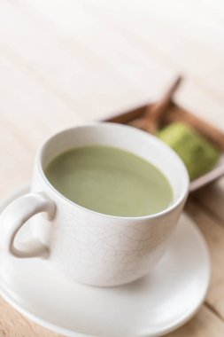 hot matcha latte