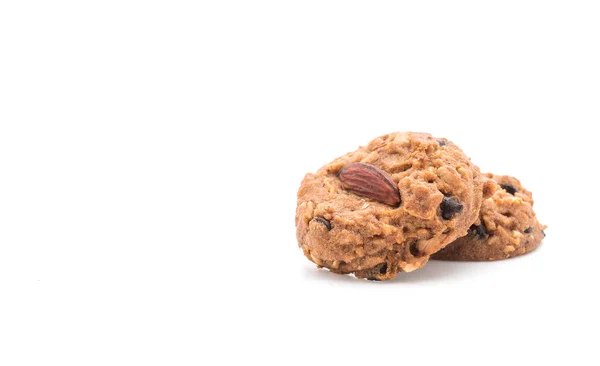 Biscoitos de amêndoa em branco — Fotografia de Stock