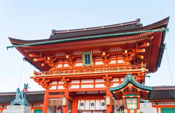 Belle architecture Fushimiinari Temple de Taisha à Kyoto — Photo