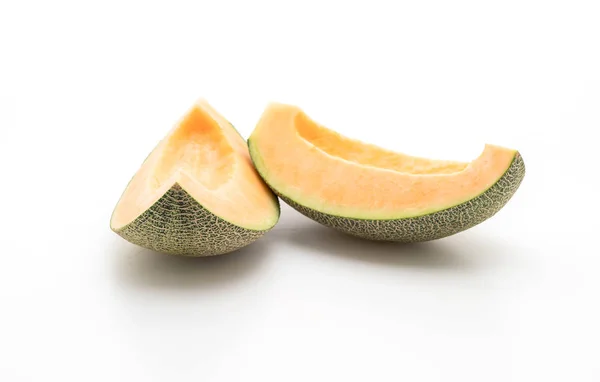 Melon Cantaloup sur blanc — Photo