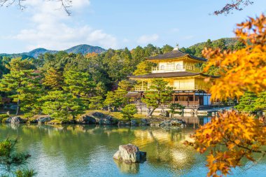 Kinkakuji Tapınağı (altın köşk güzel mimari)