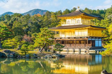 Kinkakuji Tapınağı (altın köşk güzel mimari)